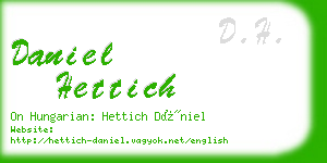 daniel hettich business card